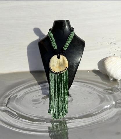 Bead and Shell Necklace