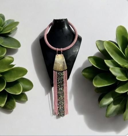 Bead and Shell Necklace
