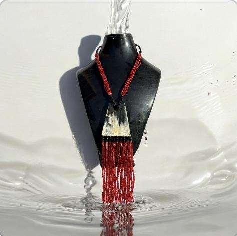 Bead and Shell Necklace