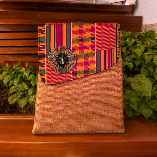 Canvas and Fabric Crossbody Bag