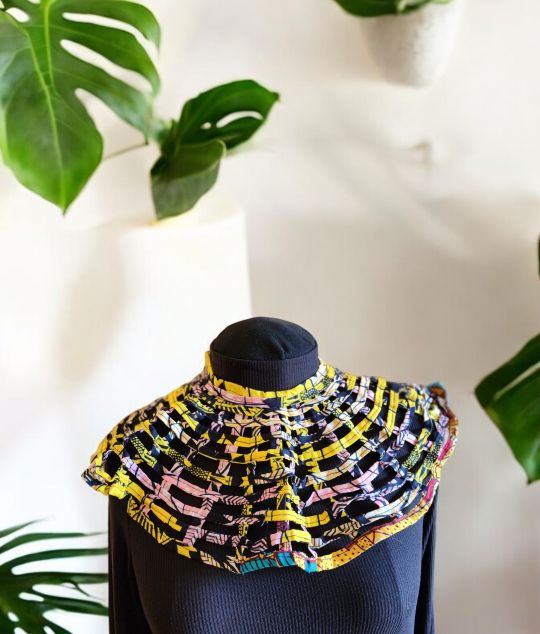 African Print Cape/Collar (S)